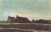 Vincent Van Gogh Farmhouses (nn04) USA oil painting artist